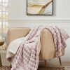 Blankets & Throws * | Royal Luxe Versible Micromink To Faux-Sherpa Tie-Dye Throw, 50 X 60