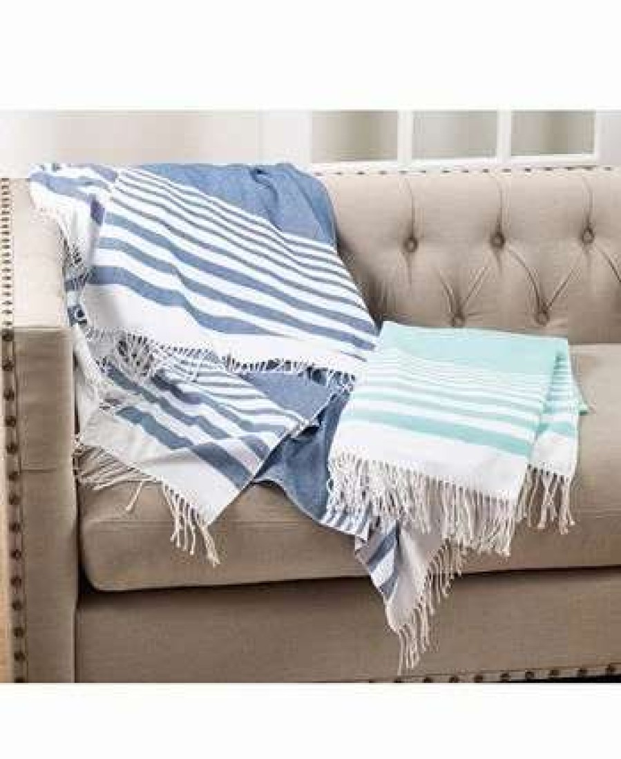 Blankets & Throws * | Saro Lifestyle Throw Blanket, 60 X 50