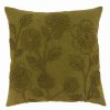 Decorative & Throw Pillows * | Saro Lifestyle Washed Floral Decorative Pillow, 20 X 20 Green