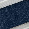 Sheets & Pillowcases * | Carter'S Otton Sateen Fitted Crib Sheet Navy Stars