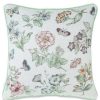 Sheets & Pillowcases * | Lenox Butterfly Meadow Toss Pillow, 18 X 18 White Multi