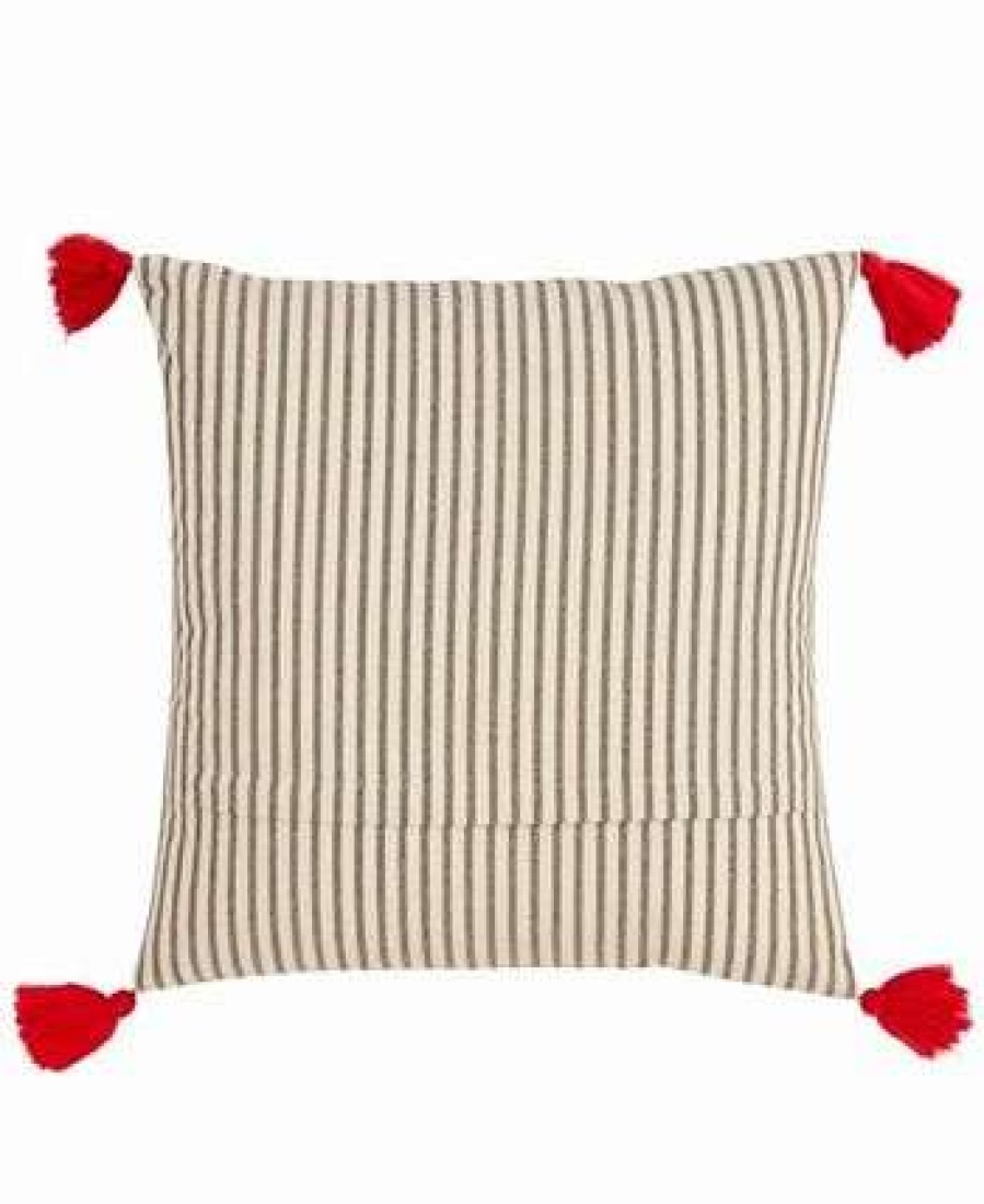 Decorative & Throw Pillows * | Saro Lifestyle Ge Petal Embroidered Decorative Pillow, 18 X 18 Multi