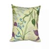 Decorative & Throw Pillows * | E By Design Botanical 16 Inch Bright Decorative Floral Throw Pillow Green