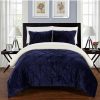 Comforter Sets * | Chic Home Josepha 7 Piece King Bed In A Bag Comforter Set