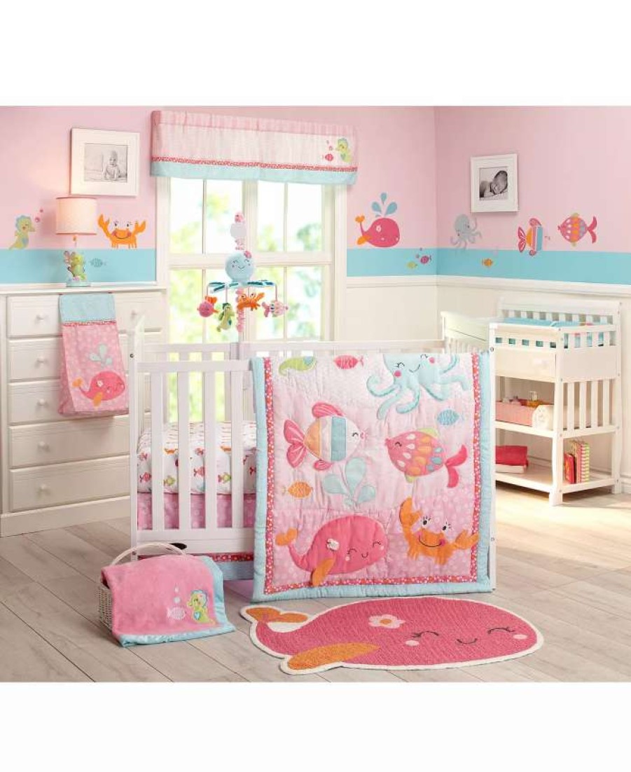 Comforter Sets * | Carter'S Sea Collection Musical Mobile Pink