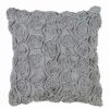 Decorative & Throw Pillows * | Saro Lifestyle Rose Texture Decorative Pillow, 17 X 17