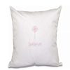 Decorative & Throw Pillows * | E By Design Make A Wish 16 Inch Decorative Word Print Throw Pillow Pink