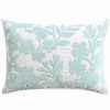 Decorative & Throw Pillows * | Charter Club Floral Silhouette Velvet Applique Decorative Pillow, 14 X 20, Created For Macy'S Blue