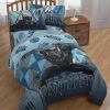 Comforter Sets * | Disney Marvel Black Panther Tribe 4-Pc. Twin Bed In A Bag Blue