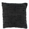 Decorative & Throw Pillows * | Saro Lifestyle Chindi Decorative Pillow, 22 X 22 Black