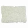 Decorative & Throw Pillows * | Saro Lifestyle Faux Fur Decorative Pillow, 12 X 20 White