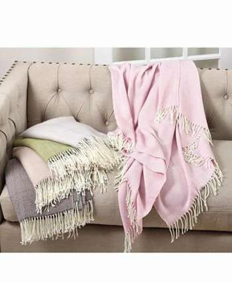 Blankets & Throws * | Saro Lifestyle Classic Herringbone Throw