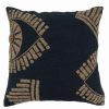 Decorative & Throw Pillows * | Saro Lifestyle Eye Design Embroidered Decorative Pillow, 20 X 20 Black