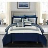 Comforter Sets * | Chic Home Jake 10-Pc Queen Comforter Set