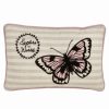 Decorative & Throw Pillows * | Saro Lifestyle Explore The World Butterfly Decorative Pillow, 13 X 20 Blush