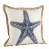 Decorative & Throw Pillows * | Saro Lifestyle Fish Printed Decorative Pillow, 20 X 20 Navy