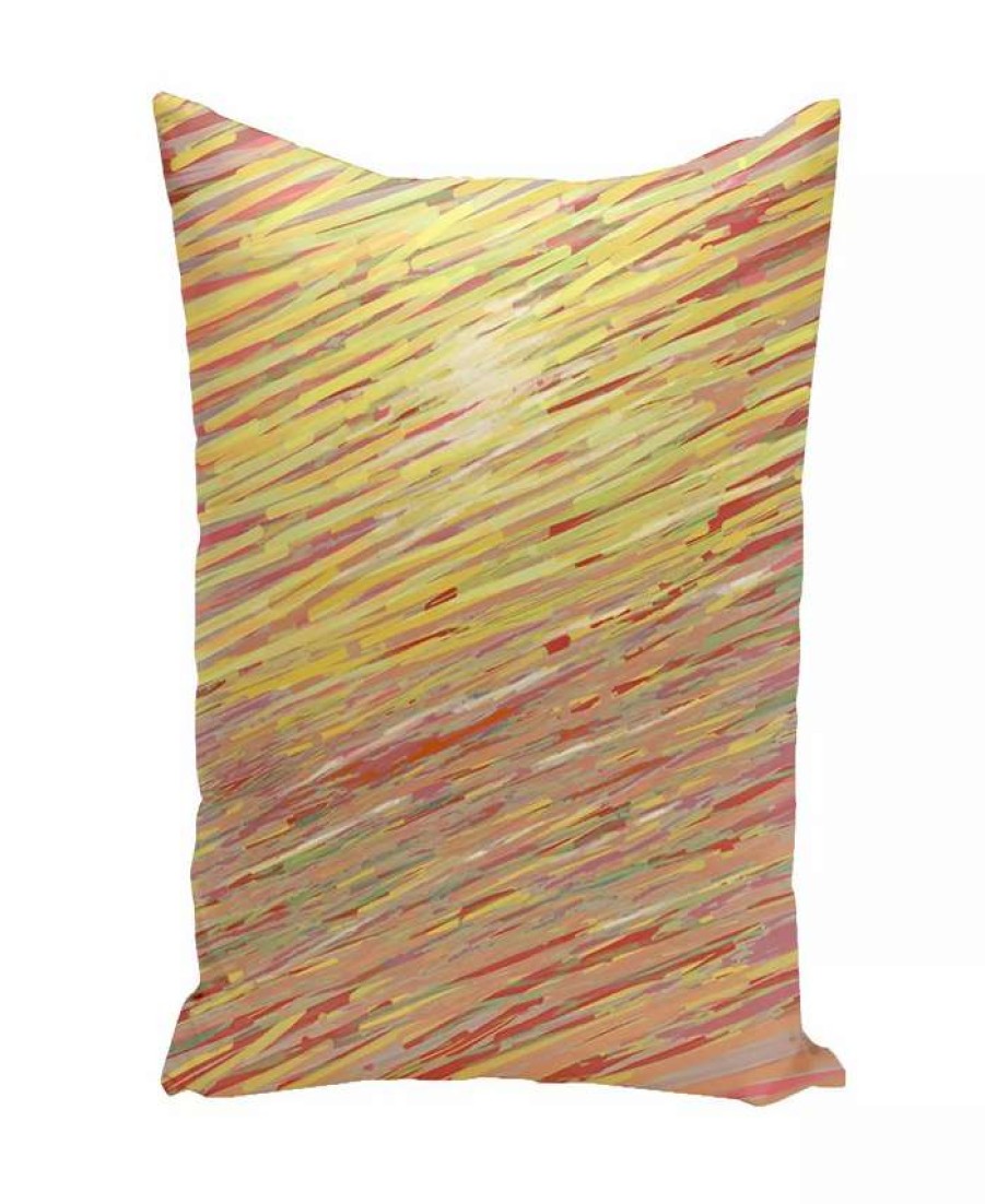 Decorative & Throw Pillows * | E By Design 16 Inch Decorative Abstract Throw Pillow Red