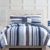 Comforter Sets * | My World Ason Stripe Twin Comforter Set Blue