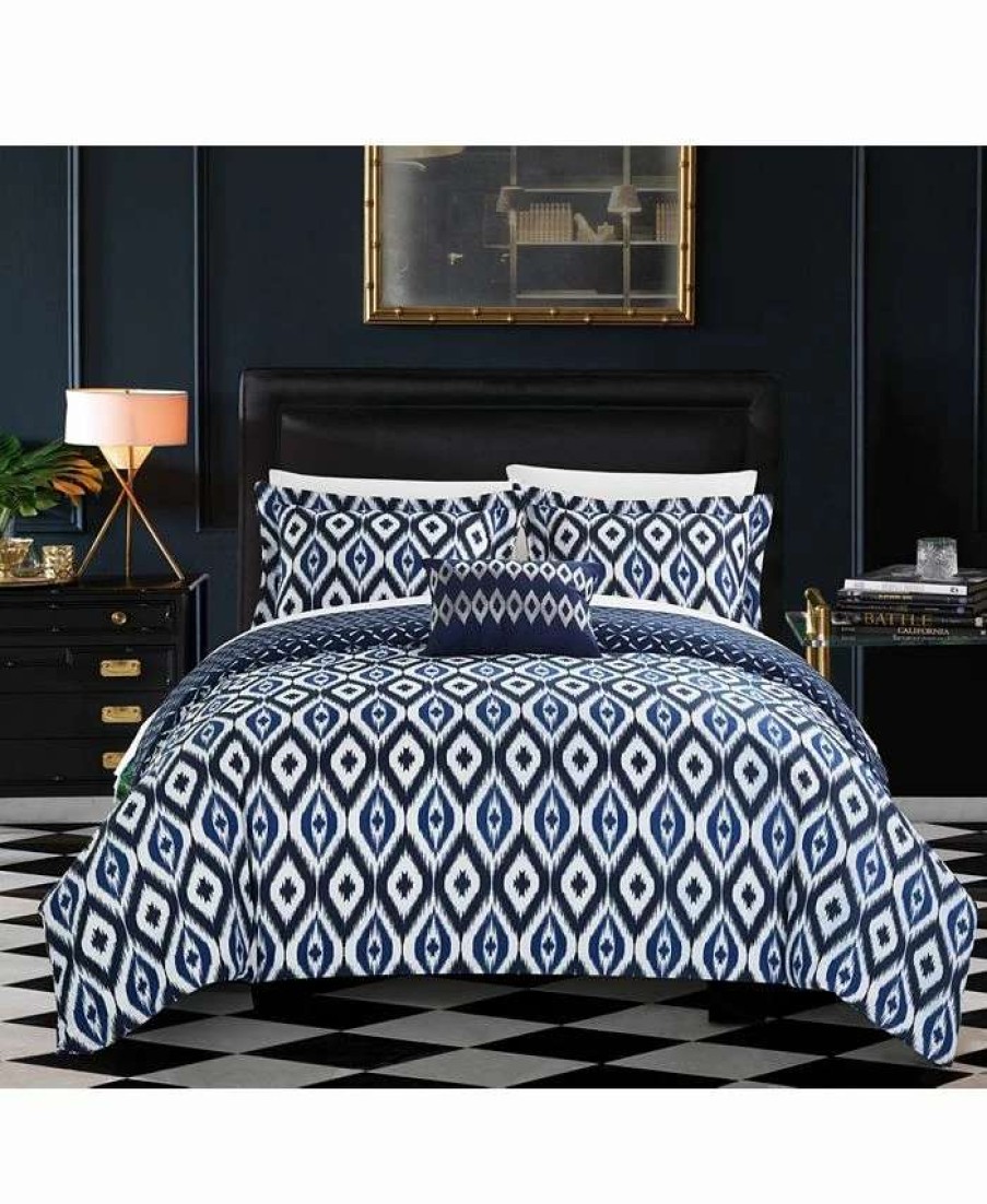 Duvet Covers & Sets * | Chic Home Normani 4 Pc Queen Duvet Cover Set