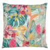 Decorative & Throw Pillows * | Saro Lifestyle Tropical Floral Printed Decorative Pillow, 18 X 18 Multi