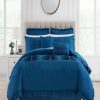 Comforter Sets * | Chic Home Yvette 12 Piece King Comforter Set Blue