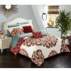 Comforter Sets * | Chic Home Aberdeen 10-Pc King Comforter Set Red