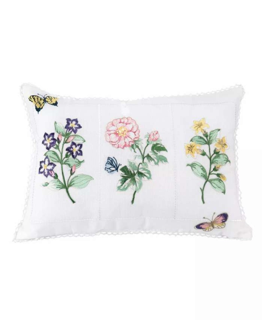 Decorative & Throw Pillows * | Lenox Flower Study 14 X 20 Decorative Pillow Multi