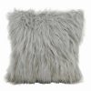 Decorative & Throw Pillows * | Saro Lifestyle Ng Haired Faux Fur Decorative Pillow, 18 X 18