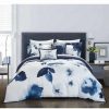 Comforter Sets * | Chic Home Brookfield Garden 5 Piece Queen Comforter Set Blue