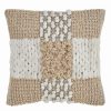 Decorative & Throw Pillows * | Saro Lifestyle Moroccan Cross Decorative Pillow, 18 X 18 Natural