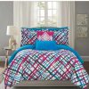 Comforter Sets * | Chic Home Abstract 9 Piece Full Bed In A Bag Comforter Set Fuschia