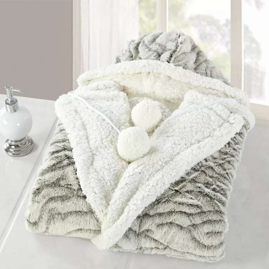 Blankets & Throws * | Chic Home Meirav Hooded Snuggle