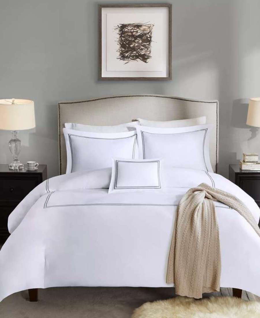 Duvet Covers & Sets * | Madison Park Signature Luxury Duvet Cover Sets Black