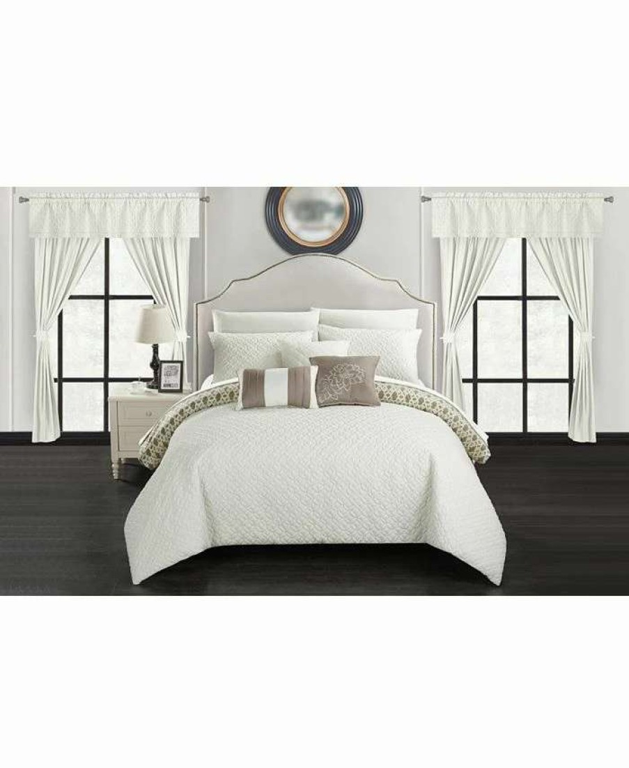 Comforter Sets * | Chic Home Sigal 20-Pc Queen Comforter Set