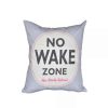 Decorative & Throw Pillows * | E By Design Nap Zone 16 Inch Decorative Word Print Throw Pillow Gray