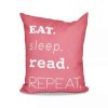 Decorative & Throw Pillows * | E By Design My Mantra 16 Inch Decorative Word Print Throw Pillow Coral