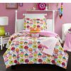 Comforter Sets * | Chic Home Tasty Muffin 4 Piece Twin Comforter Set Pink