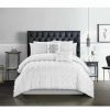 Comforter Sets * | Chic Home Ahtisa 5 Piece Queen Comforter Set White