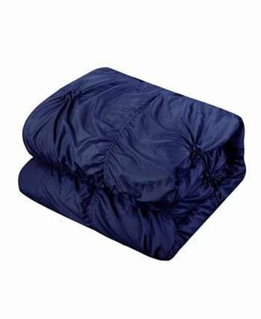 Duvet Covers & Sets * | Chic Home Amilton 8 Pc Queen Duvet Set Navy