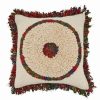 Decorative & Throw Pillows * | Saro Lifestyle Boho Circle Throw Pillow Multi