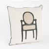 Decorative & Throw Pillows * | Saro Lifestyle Chair Decorative Pillow, 18 X 18 Natural