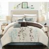 Comforter Sets * | Chic Home Bliss Garden 12-Pc Queen Comforter Set