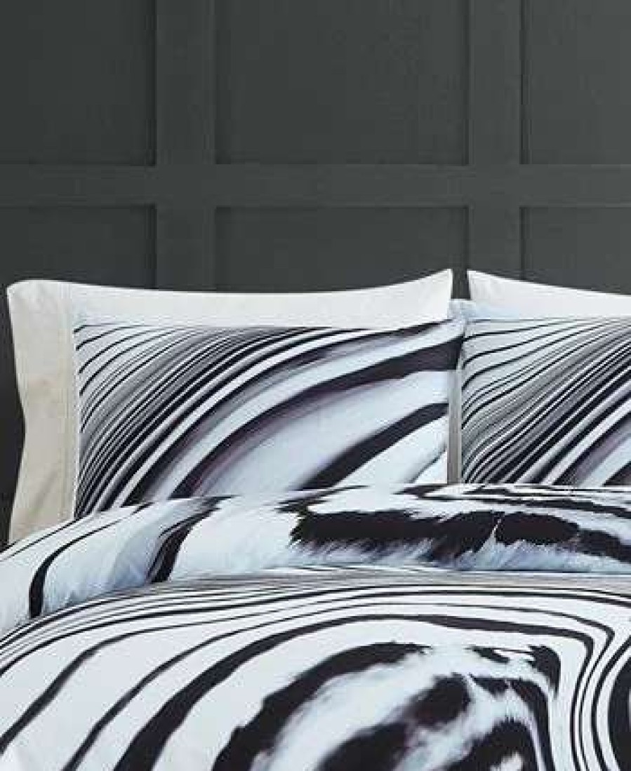 Comforter Sets * | Vince Camuto Home Muse 2 Piece Comforter Set, Twin Xl Black