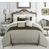 Comforter Sets * | Chic Home Osnat 10-Pc Queen Comforter Set