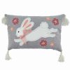 Decorative & Throw Pillows * | Saro Lifestyle Bunny Decorative Pillow, 13 X 20 Gray