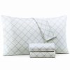 Sheets & Pillowcases * | Charter Club Printed Window Pane 550 Thread Count Cotton Sheet Sets, Created For Macy'S Blue