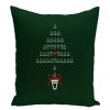 Decorative & Throw Pillows * | E By Design 16 Inch And Red Decorative Christmas Throw Pillow Green