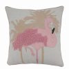 Decorative & Throw Pillows * | Saro Lifestyle Flamingo Decorative Pillow, 18 X 18 Pink