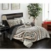 Comforter Sets * | Chic Home Del Mar 10-Pc Queen Comforter Set Beige