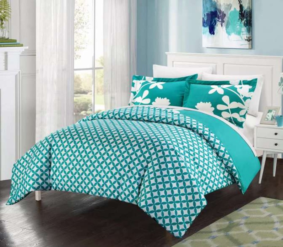 Duvet Covers & Sets * | Chic Home Alla Lily 3 Pc King Duvet Cover Set